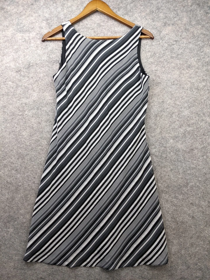 Vestido Alyn Paige Mujer S Gris Negro Funda Semi Transparente Mini Sin Mangas  Foto 1 de 4