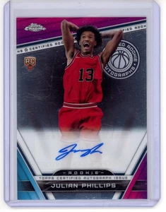2023-24 Topps Chrome Certified Rookie Autograph Auto Julian Phillips RC - Bild 1 von 2