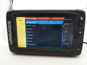 LOWRANCE ELITE 9 TI2 MULTIFUNCTION CHARTPLOTTER BOAT SCREEN UNIT FISH FINDER 9" - Picture 1 of 7