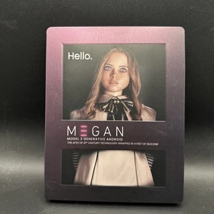 M3GAN Megan 4K Steelbook 4K UHD + Blu-ray Unrated Best Buy OOP - Picture 1 of 6