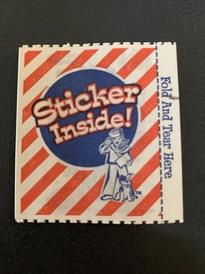 Cracker Jack Sticker Inside. Not Opened. Get A Crack At Meeting Mac. 1990's. - Image 1 of 2