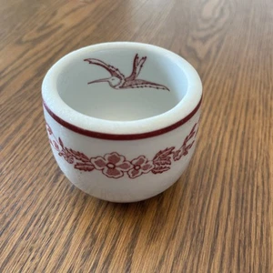 Jackson China Cooks Hotel & Restaurant Supply Co.CustardCup Floral & Hummingbird - Picture 1 of 5