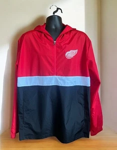 Chaqueta pulóver de hockey NHL Detroit Red Wings 1/4 cremallera cortavientos para hombre XL - Imagen 1 de 7