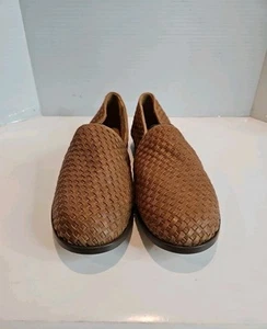 Nisolo Loafers Men's Woven 100% Leather Brown Size 12 Shoes - Picture 1 of 6