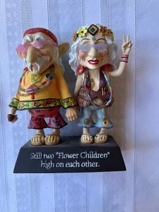 NOCH ZWEI BLUMENKINDER HOCH AUFEINANDER Wackelkopf Figur - in Cahoots - Bild 1 von 5