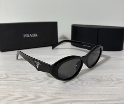 PRADA PR 26ZS Black Dark Grey Women's 55 mm Sunglasses - Image 1 of 3