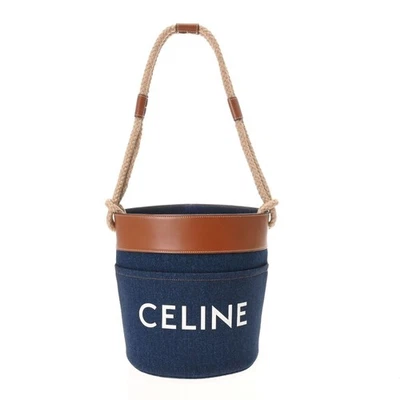 CELINE Bucket bag 196272DJD 07AT Navy / tongue Women Handbag - Image 1 of 4