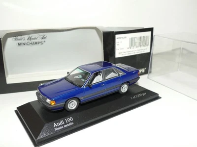 AUDI 100 1990 Bleu MINICHAMPS 1:43 - Photo 1/2