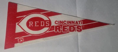 Cincinnati Reds MLB Baseball Souvenir Mini Pennant ~ Used  - Image 1 of 3