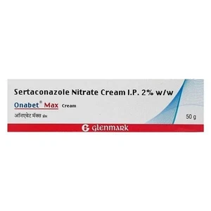 Onabet Max Sertaconazole Nitrate Cream Treatment of Fungal skin infections 50g - Picture 1 of 6