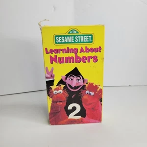 My Sesame Street Learning About Numbers VHS 1986 Video Tape PBS Kids Elmo Count - Picture 1 of 4