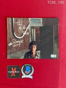 Foto firmata Teri McMinn Alan Danzinger 8x10 Texas motosega massacro Beckett - Foto 1 di 1