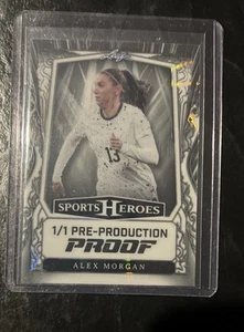 2024 Leaf Sports Heroes Alex Morgan Silver Pre-Production Proof #’d 1/1 - Picture 1 of 1