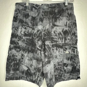 Vans Cargo Shorts Black And Gray Camo Men's 30 Skate Grunge - Picture 1 of 16