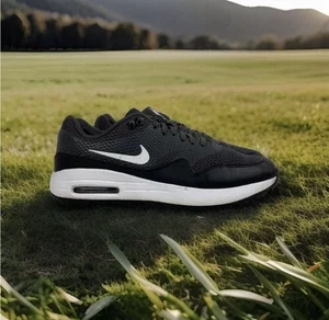 Nike Air Max 1 G Spikeless Golf Shoe Black White CI7736-001 Women’s Size 9.5 - Picture 1 of 5