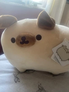 Gund Pusheen 10 Inch Pug Dog Plush Poseable Ears Excellent Condition - Picture 1 of 5
