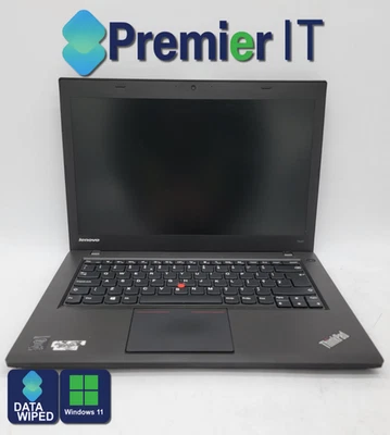 Lenovo ThinkPad T440 Laptop - Intel Core i5 4th Gen - 8GB RAM + 240GB SSD - Image 1 of 4