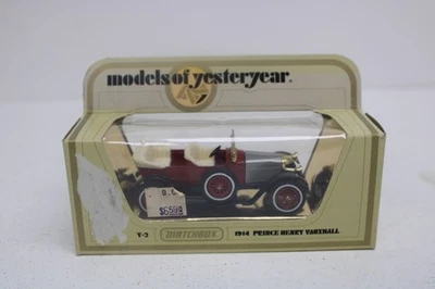 MATCHBOX Models of Yesteryear Y2 1914 Prince Henry VAUXHALL Red Gray - Image 1 of 4