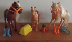 Mattel Barbie Club Chelsea Pony Horse Set: HORSES WITH ACCESSORIES - Picture 1 of 10