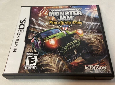 Monster Jam: Path of Destruction (Nintendo DS, 2010) - CIB - Tested - Image 1 of 4