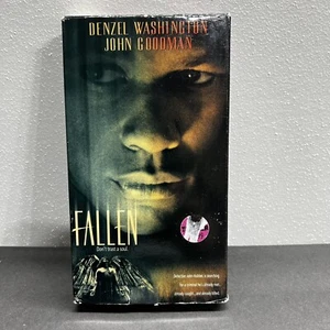 Fallen (VHS, 1998) Denzel Washington Horror Demon Movie VHS Spooky  - Picture 1 of 3