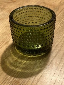 iittala Kastehelmi Votive Forest Green Discontinued Color Near Mint RARE - Picture 1 of 2
