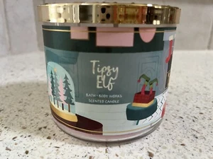Candela stoppino Bath Body Works Tipsy Elf 3 nuova con etichetta - Foto 1 di 3