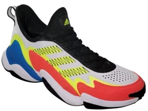 adidas Impact FLEX II Patrick Mahomes White Solar Yellow Men Sz 9.5 Shoes GV9854 - Picture 1 of 14
