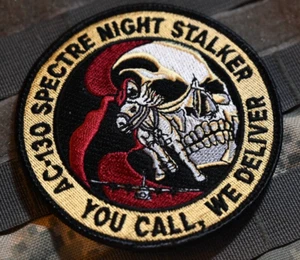 AFSOC JTAC TACP YOU CALL - WE DELIVER vêlkrö PATCH: AC-130 SPECTRE NIGHT STALKER - Picture 1 of 15