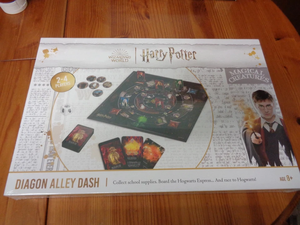 HARRY POTTER DIAGON ALLEY DASH - GAME NIGHT BOARD GAME 2-4 PLAYERS,new.free p=p - Image 1 of 1