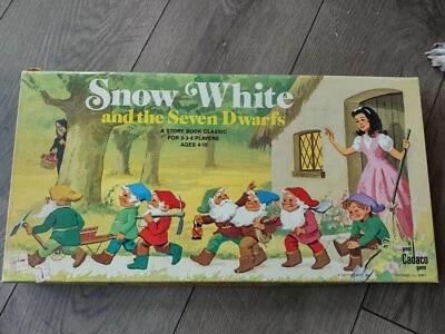Open box, VTG  Snow White and the Seven Dwarfs BOARD GAME Cadaco 1977. - Image 1 of 4
