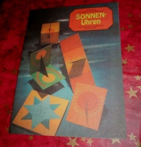 DDR Sonnen-Uhren Bastelbogen Sonnenuhren Papier Bastelheft + unbenutzt - Bild 1 von 4