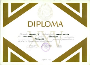 Romania, 1969, Communist Propaganda Diploma - Popular Art - RSR - Picture 1 of 1
