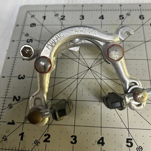 Pinza freno posteriore vintage Mafac Racer trazione centrale lega Francia anni 70 Eroica A48 - Foto 1 di 4