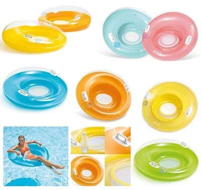 AUSWAHL: Intex Schwimmsessel Sit'n Lounge Schwimmsitz Schwimmring Luftmatratze - Bild 1 von 4