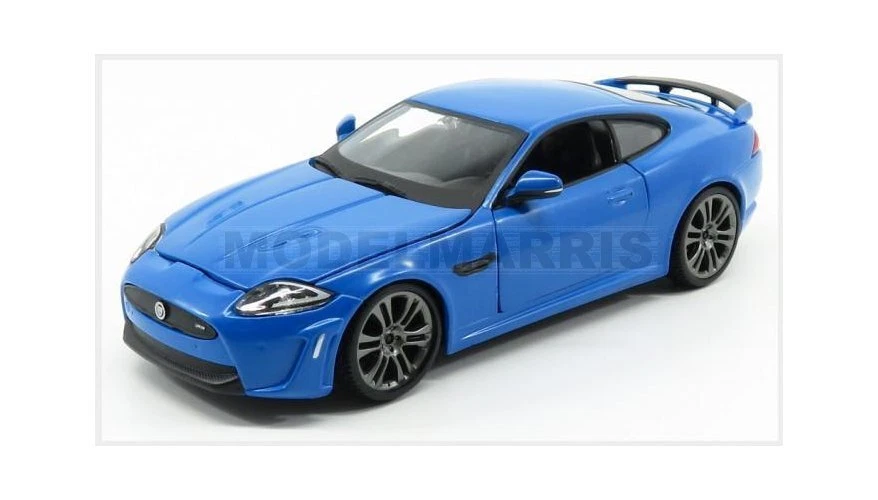 2011 Jaguar Xkr-s Azul Mate 1 24 Bburago 21063