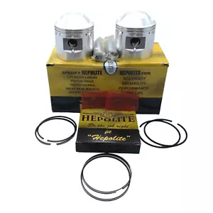 Kit de pistones completo Hepolite 9-1 +040 Triumph T120 TR6 650 1959 a 75 fabricante de equipos originales: 17844 - Imagen 1 de 3
