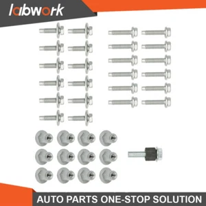 Labwork Tubular Side Step Hardware Kit For 2013-2019 Ram 1500 2500 3500 - Picture 1 of 14