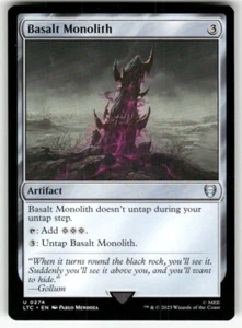 MTG - Basalt Monolith Commander: The Lord of the Rings - Picture 1 of 2