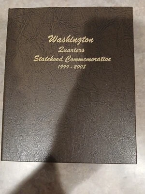 Complete Set Uncirculated 50 States Quarters Commemorative 1999 -2008  Book  - Image 1 of 4