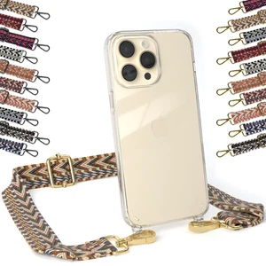 EAZY CASE do Apple iPhone 14 Pro Max Case Silikonowe etui z paskiem na ramię do zawieszenia - Zdjęcie 1 z 24
