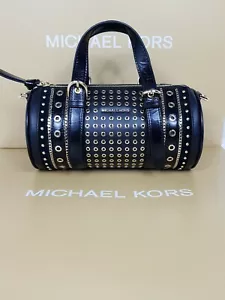 Michael Kors Tasche Stanton Barrel MSGR Leder schwarz UVP 330 - Bild 1 von 12
