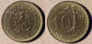 Finland : 1962S 10 Mk BU # 38   IR1763 - Picture 1 of 1