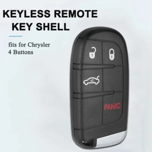 4buttons Remote Key Shell For Chrysler 300C Dodge Car Key Cover Case Replacement - Picture 1 of 6