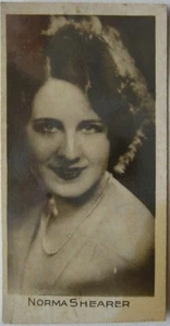 Tarjeta de tabaco de cigarrillo ABDULLA estrella de cine con foto real original de 1926 con foto real NORMA SHEARER - Imagen 1 de 2