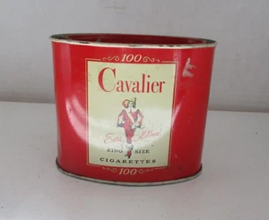 Vintage Cavalier king Size Cigarettes Tobacco tin - Picture 1 of 6