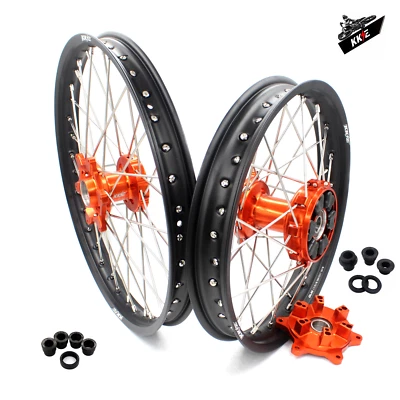 Ruedas KKE 21/18 con llanta de buje de transmisión CUSH apta para KTM 690 SMC 08-11/Enduro R 2008-2022 Foto 1 de 4