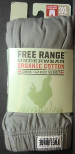 Calzoncillo boxer extra largo de algodón orgánico de gama libre Duluth para hombre 3XL (48-50) peltre - Imagen 1 de 2