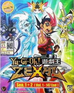 ANIME YU GI OH! ZEXAL SEASON 1-2 Vol.1-147 END DVD ENGLISH SUBTITLE^REGION ALL - Foto 1 di 4