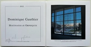 GAUTHIER DOMINIQUE EINLADUNGSKARTE 2001 SIGNIERT BLEISTIFT NUM/200 HANDSIGNED CARD - Bild 1 von 7